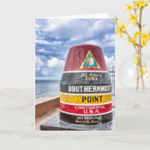 Key West Florida Greeting Card Kaart (Gele Bloem)