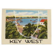  Key West Florida Harbour Groot Cadeauzakje (Achterkant)