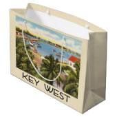  Key West Florida Harbour Groot Cadeauzakje (Achterkant Gekanteld)