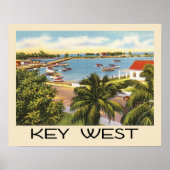  Key West Florida Harbour Poster (Voorkant)