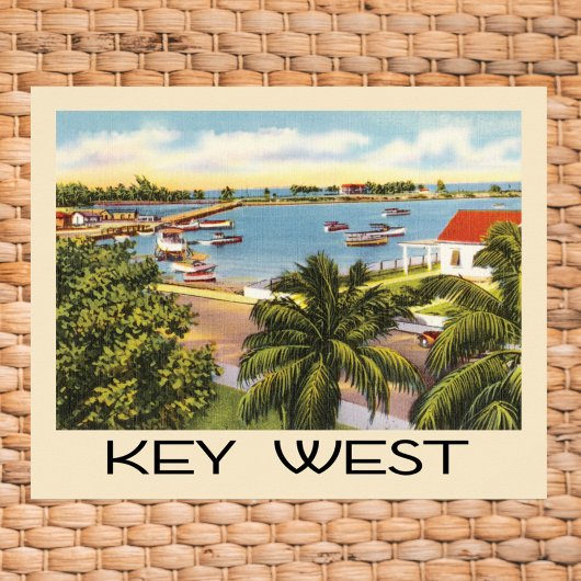  Key West Florida Harbour Poster