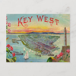 Key West Florida Illustratie Briefkaart