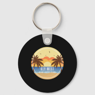 Key West Florida Is Mijn Gelukkige Plek Fun Strand Sleutelhanger