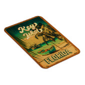 key west Florida Island Vacation Souvenirs  Magneet (Rechterzijde)