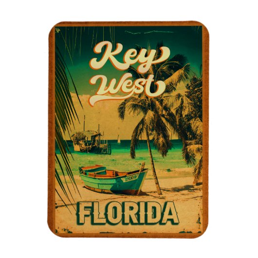 key west Florida Island Vacation Souvenirs  Magneet (Verticaal)