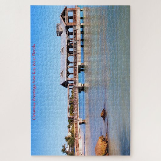 Key West Florida Jigzaag Puzzle Legpuzzel (Verticaal)