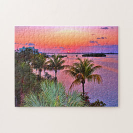 Key West Florida.Kerstgroeten Legpuzzel