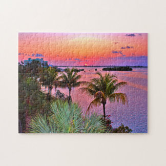 Key West Florida.Kerstgroeten Legpuzzel