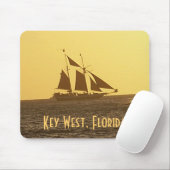 Key West Florida Keys Clipper Ship MousePad Foto Muismat (Met muis)