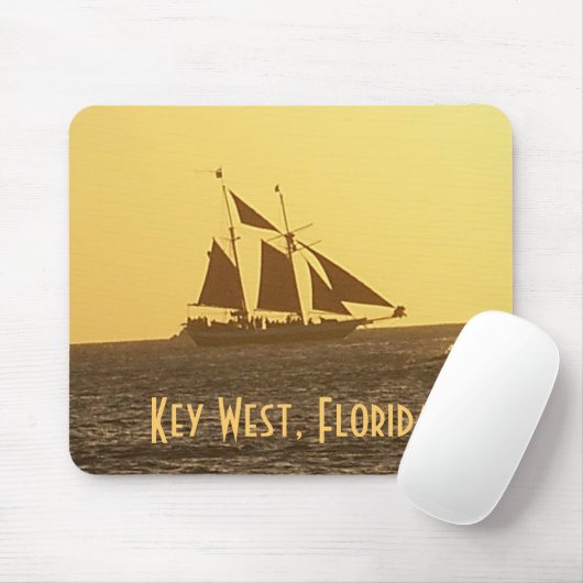 Key West Florida Keys Clipper Ship MousePad Foto Muismat (Met muis)