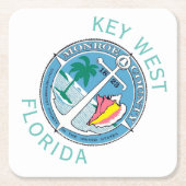 Key West - Florida Keys Kartonnen Onderzetters (Voorkant)