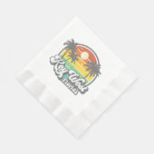 Key West Florida Keys Retro 70's strand Vac Servet (Hoek)