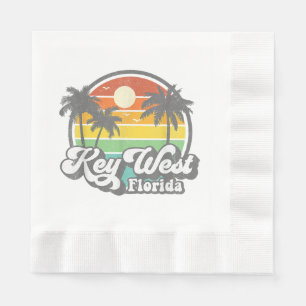  Key West Florida Keys Retro 70's strand Vac Servet