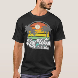 Key West Florida Keys Retro 70's strand Vac T-shirt