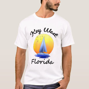 Key West Florida Keys Sailing T-shirt