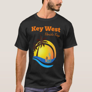 Key West Florida Keys tropische mermaïde vactie du T-shirt