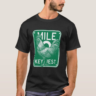 Key West Florida Kip Retro Mile 0 Haan Mile T-shirt
