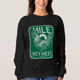 Key West Florida Kip Retro Mile 0 Haan Mile Trui