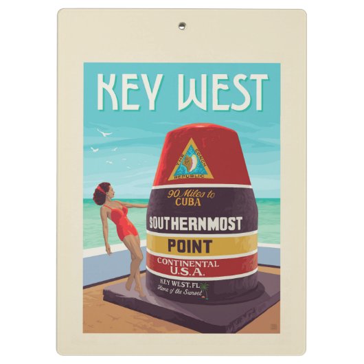 Key West | Florida Klembord (Achterkant)