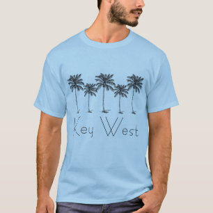 Key West Florida Kokospalmboom T-shirt