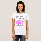 Key West Florida Leven het Hoogste Leven Grappig T-shirt (Voorkant volledig)
