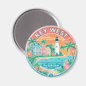 Key West, Florida Magneet (Voorkant / Achterkant)