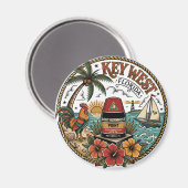 Key West Florida Magneet (Voorkant / Achterkant)