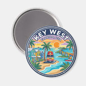 Key West Florida Magneet (Voorkant / Achterkant)
