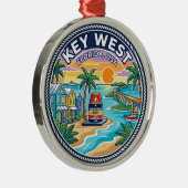 Key West Florida Metalen Ornament (Rechts)
