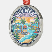 Key West Florida Metalen Ornament (Links)