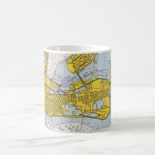 Key West Florida nautical map Koffiemok (Center)