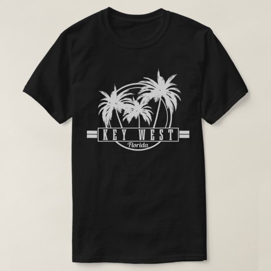 Key West Florida Palm Tree  Gift T-shirt (Design voorkant)