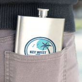 Key West Florida Palmboom Vogels Flacon (Voorbeeld)