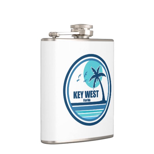 Key West Florida Palmboom Vogels Heupfles (Rechts)