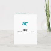 Key West Florida Passport bruiloft uitnodiging (Achterkant)