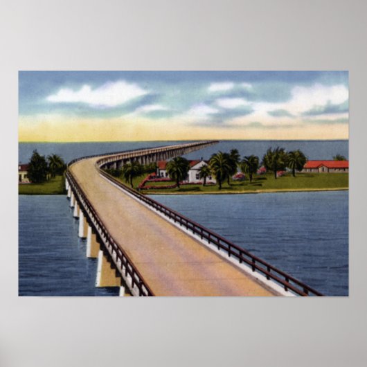 Key West Florida Pigeon Key Poster (Voorkant)