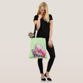 Key West Florida Pink Conch Shell Tote Bag (Op model)