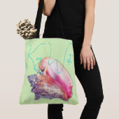 Key West Florida Pink Conch Shell Tote Bag (Dichtbij)