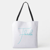 Key West Florida Pink Conch Shell Tote Bag (Achterkant)