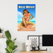 Key West Florida Reisposter Zee Arend Angourie Poster (Thuiskantoor)