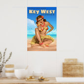 Key West Florida Reisposter Zee Arend Angourie Poster (Keuken)