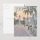 Key West Florida Reizen Briefkaart (Voorkant / Achterkant)