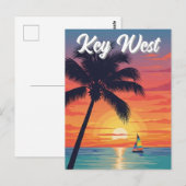 Key West Florida Reizen Briefkaart (Voorkant / Achterkant)