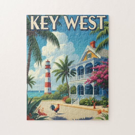Key West Florida Reizen Legpuzzel (Verticaal)