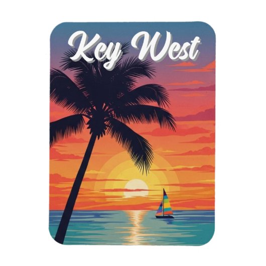 Key West Florida Reizen Magneet (Verticaal)