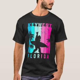 Key West Florida Retro Beach Sunset Zomervibes A T-shirt