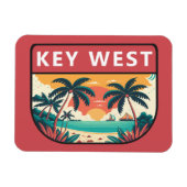 Key West Florida Retro Embleem Magneet (Horizontaal)
