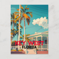 Key West Florida retro vintage
