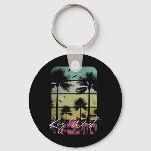 Key West Florida Retro Vintage Strand Surfen Surfe Sleutelhanger