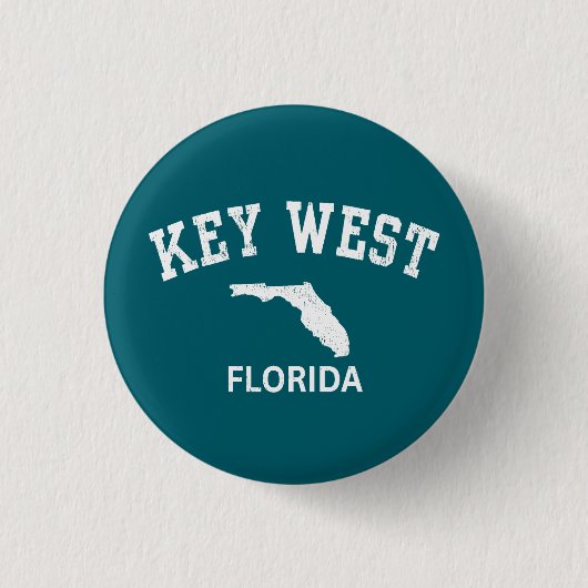 Key West Florida Ronde Button 3,2 Cm (Voorkant)